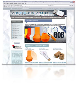Clé USB Publicitaire, le site avec le plus grand choix de clés USB vous propose toutes ses clés usb publicitaires pour valoriser Vos Campagnes de Communication et Promotion par l'objet publicitaire. Des Clés USB en plastique, usb en gomme, cle usb métal, clés usb bois, clés usb écologiques, cles usb en formes spéciales Cle USB Publicitaire - le plus grand choix de Clés USB Publicitaires et des Clés USB Personnalisables pour votre communication par l'objet publicitaire