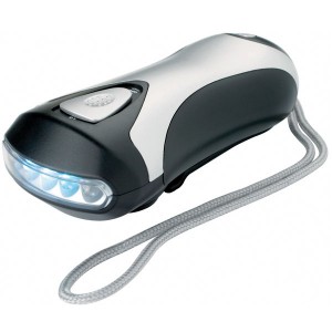 Lampe Torche Dynamo et Chargeur de T&eacute;l&eacute;phone - Objet Publicitaire D&eacute;veloppement Durable
