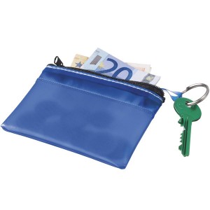 Portefeuille avec Porte-cl&eacute;s couleur bleu - objets publicitaires, goodies et primes