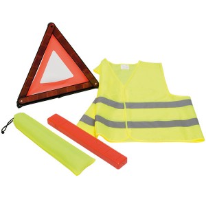 Set Triangle Et Gilet De S&eacute;curit&eacute;