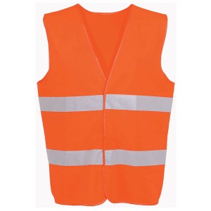 Gilet De S&eacute;curit&eacute; Avec Bandes Fluorescentes