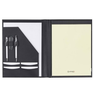 Conf&eacute;rencier imitation carbone - Objets publicitaires et accessoires de bureau