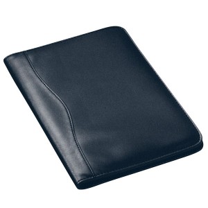 Conf&eacute;rencier A5 New Ebony - Petit conf&eacute;rencier personnalisable - Objets publicitaires