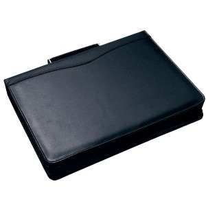 Serviette classeur zipp&eacute;e A4 New Ebony - Objets publicitaires - Bagagerie personnalisable