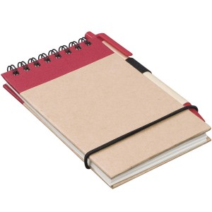 Bloc-Notes Recycl&eacute; Avec Stylo
